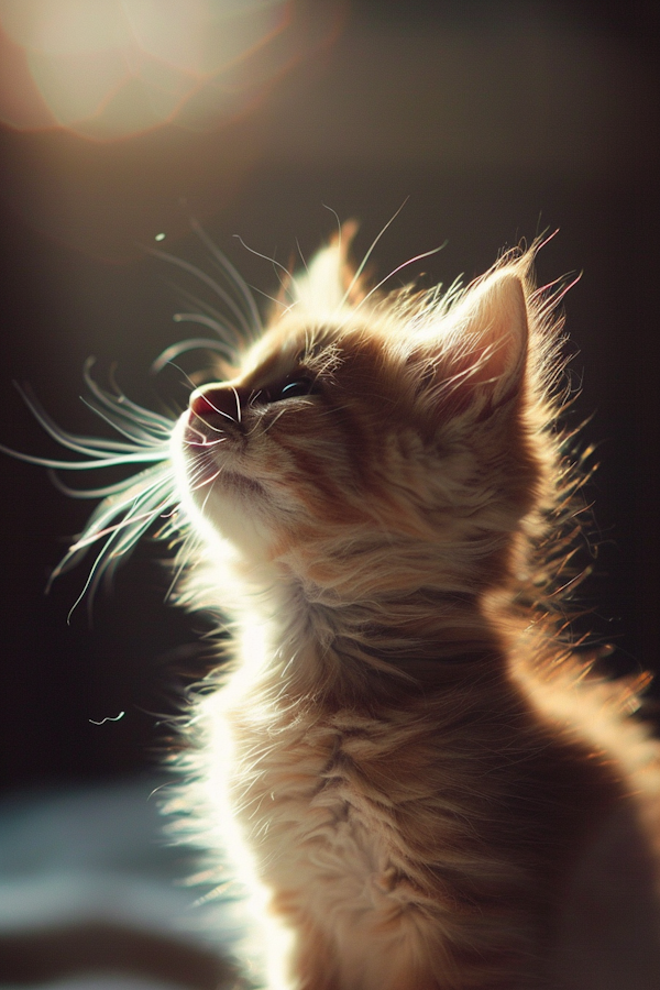 Sunlit Kitten