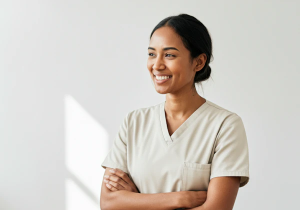 Confident Healthcare Worker