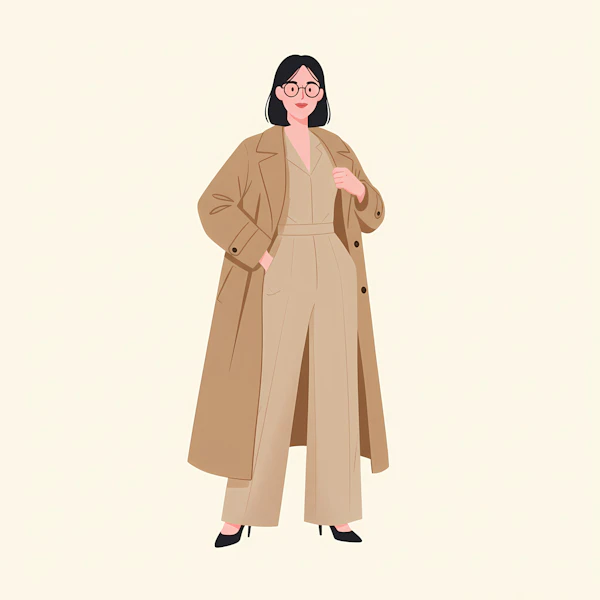 Stylish Woman Illustration