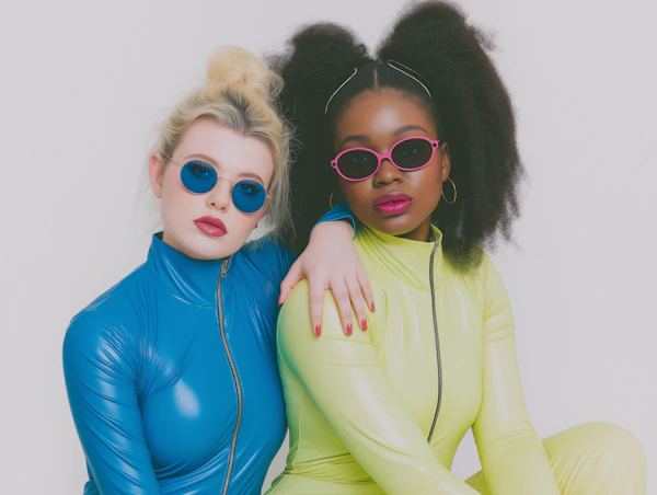 Stylish Duo Posing