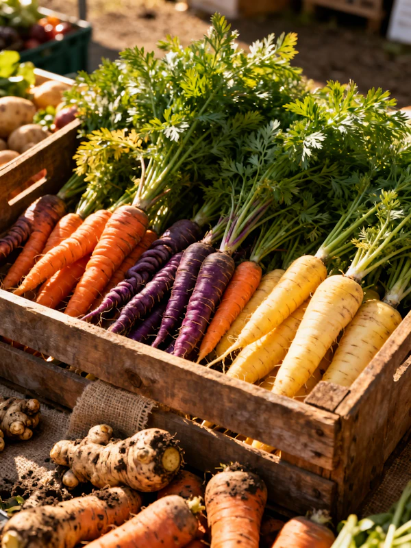 Colorful Carrot Display