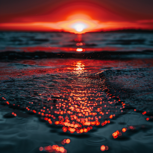 Ocean Sunset Glow