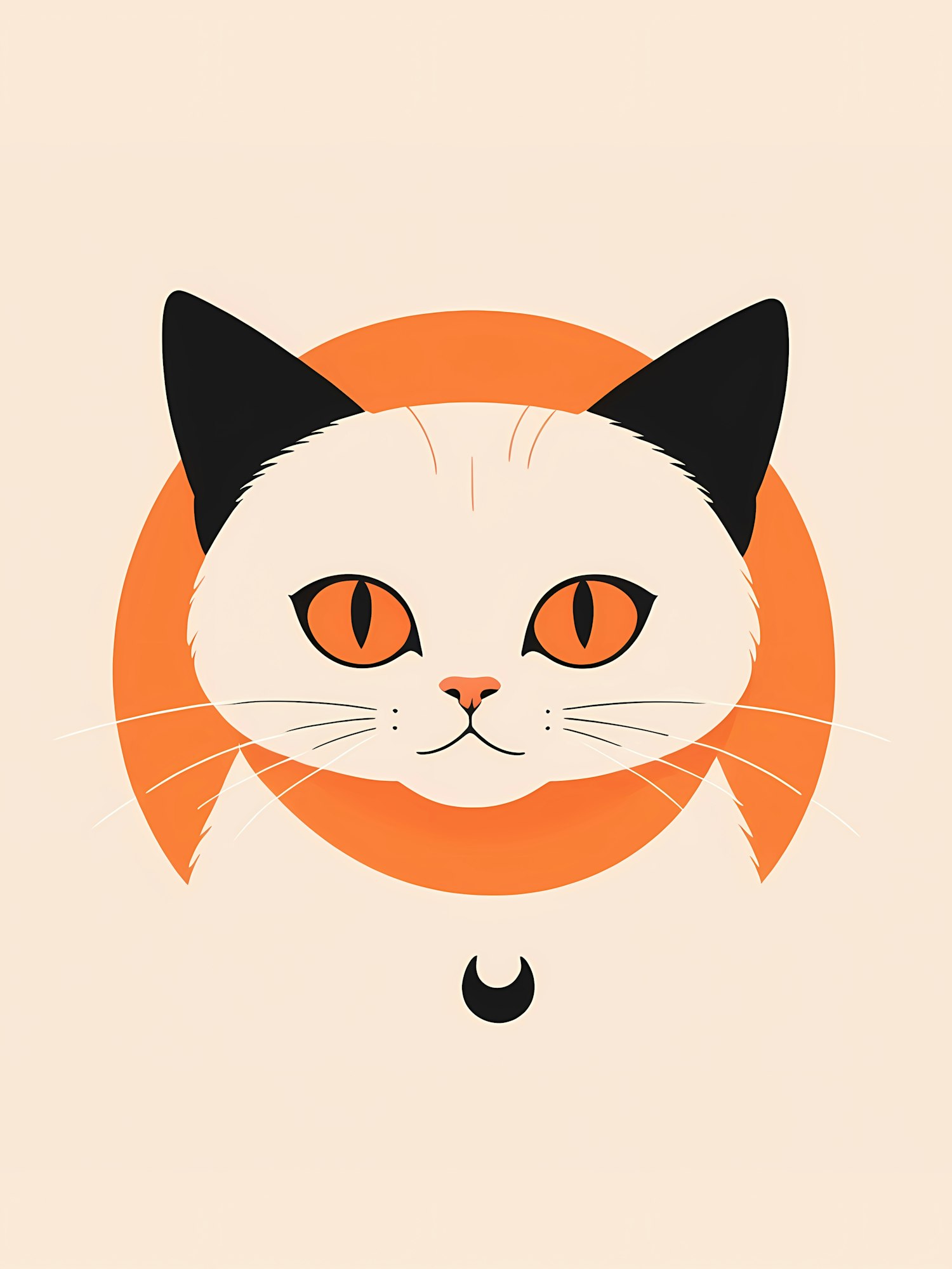 Stylized Cat Illustration