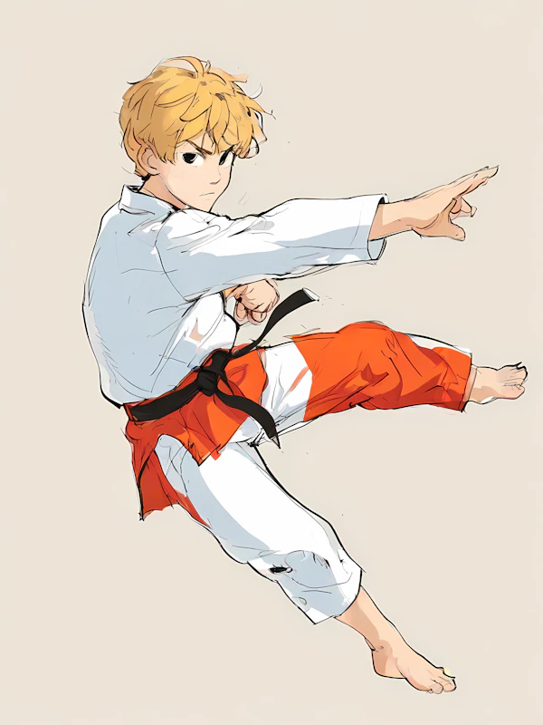 Martial Arts Pose