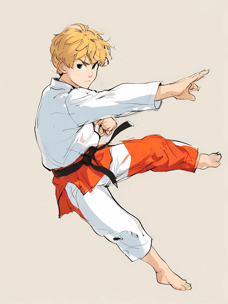 Martial Arts Pose