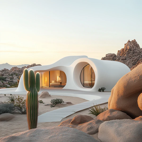 Futuristic Desert Home