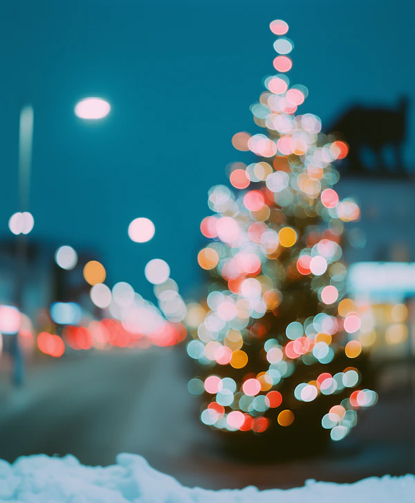 Festive Christmas Scene