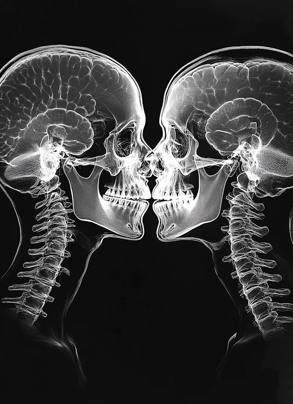 X-Ray Skull Kiss