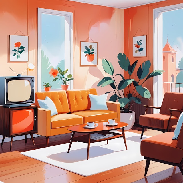 Mid-Century Living Room