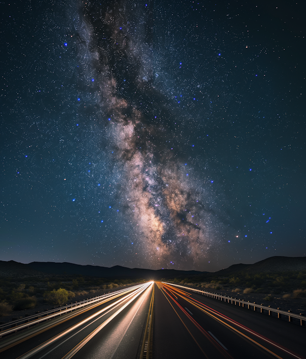 Starry Desert Highway