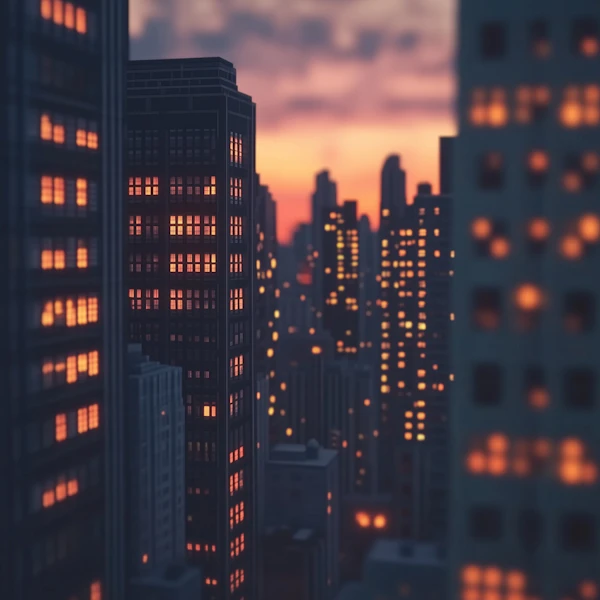 Cityscape at Dusk