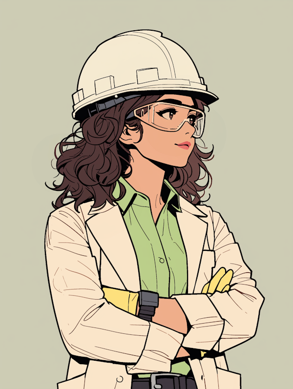 Confident Female Engineer