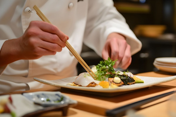 Chef Plating Haute Cuisine