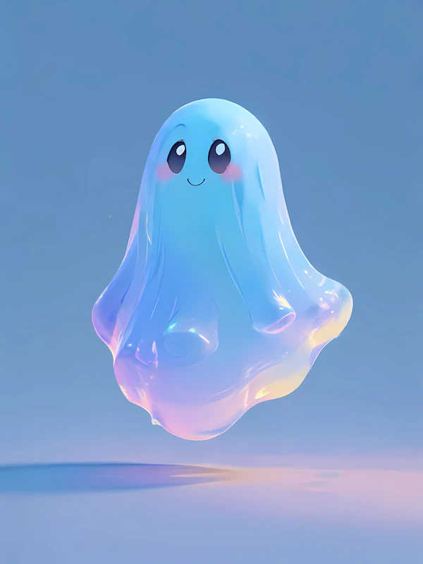Whimsical Ghost Art