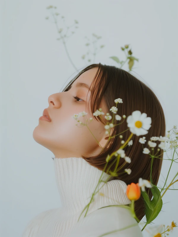 Serene Woman Portrait