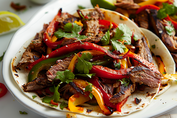 Delicious Fajitas Close-Up