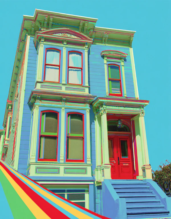 Victorian House Art