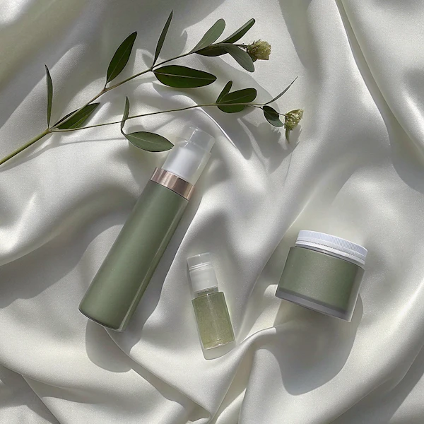 Minimalist Skincare Flatlay