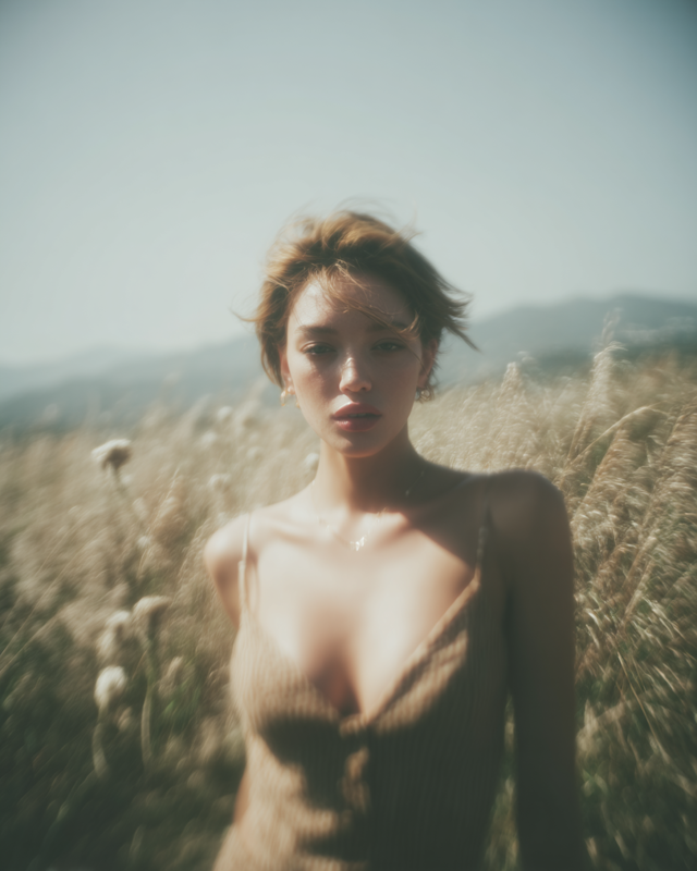 Serene Field Portrait