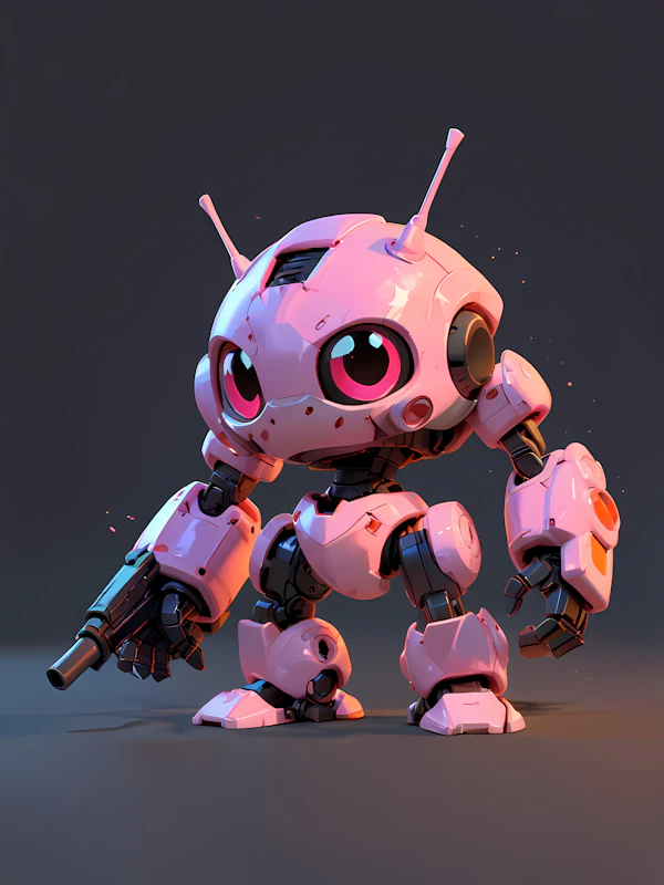 Cute Futuristic Robot