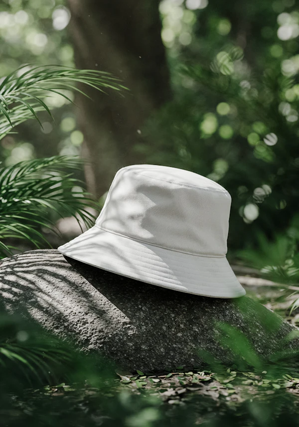 Bucket Hat on Rock