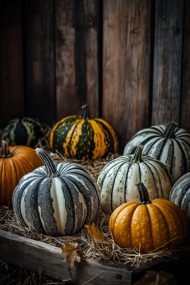 Autumnal Pumpkin Display