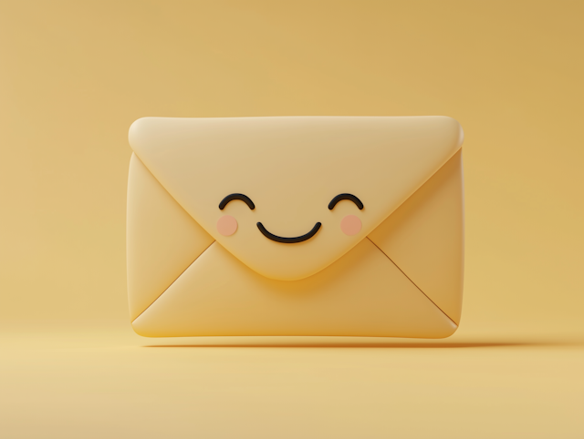 Smiling Yellow Envelope