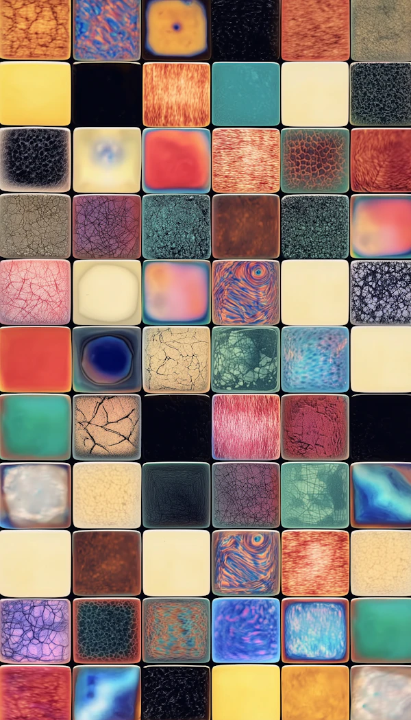 Abstract Tile Mosaic