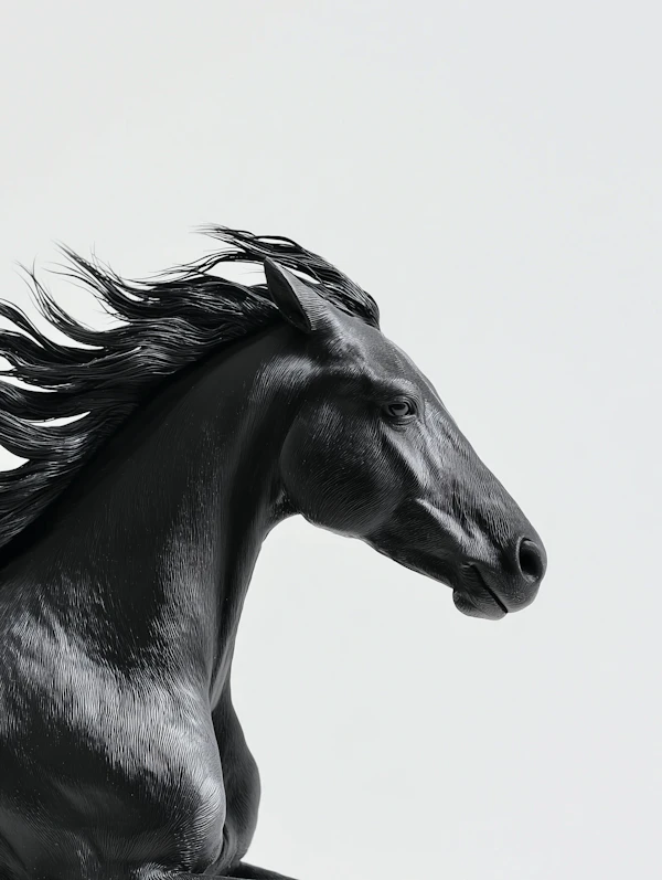 Sleek Horse Sculpture