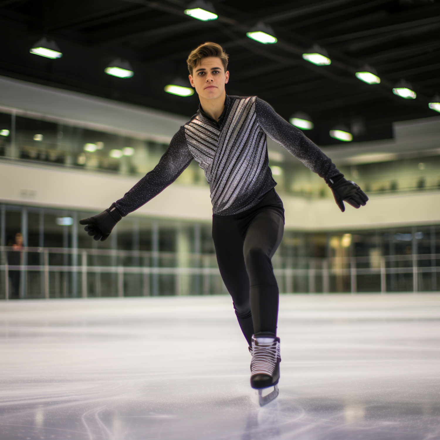 Glacial Poise: The Figure Skater