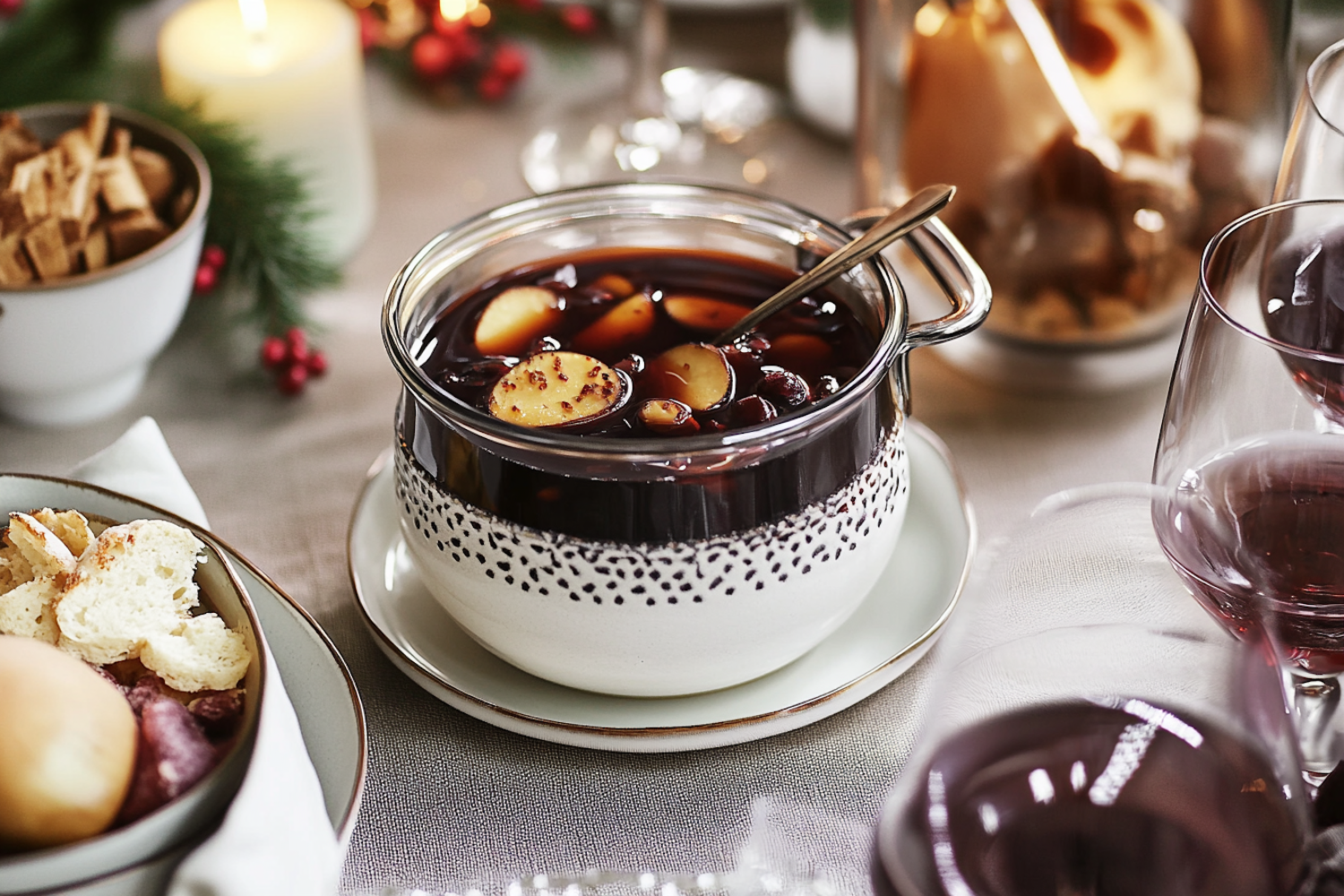 Festive Mulled Wine Setting