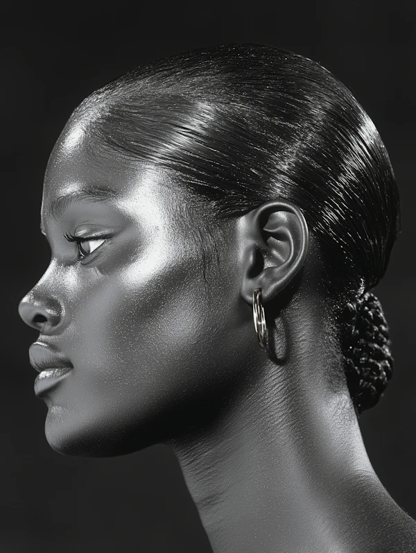 Black-and-White Portrait