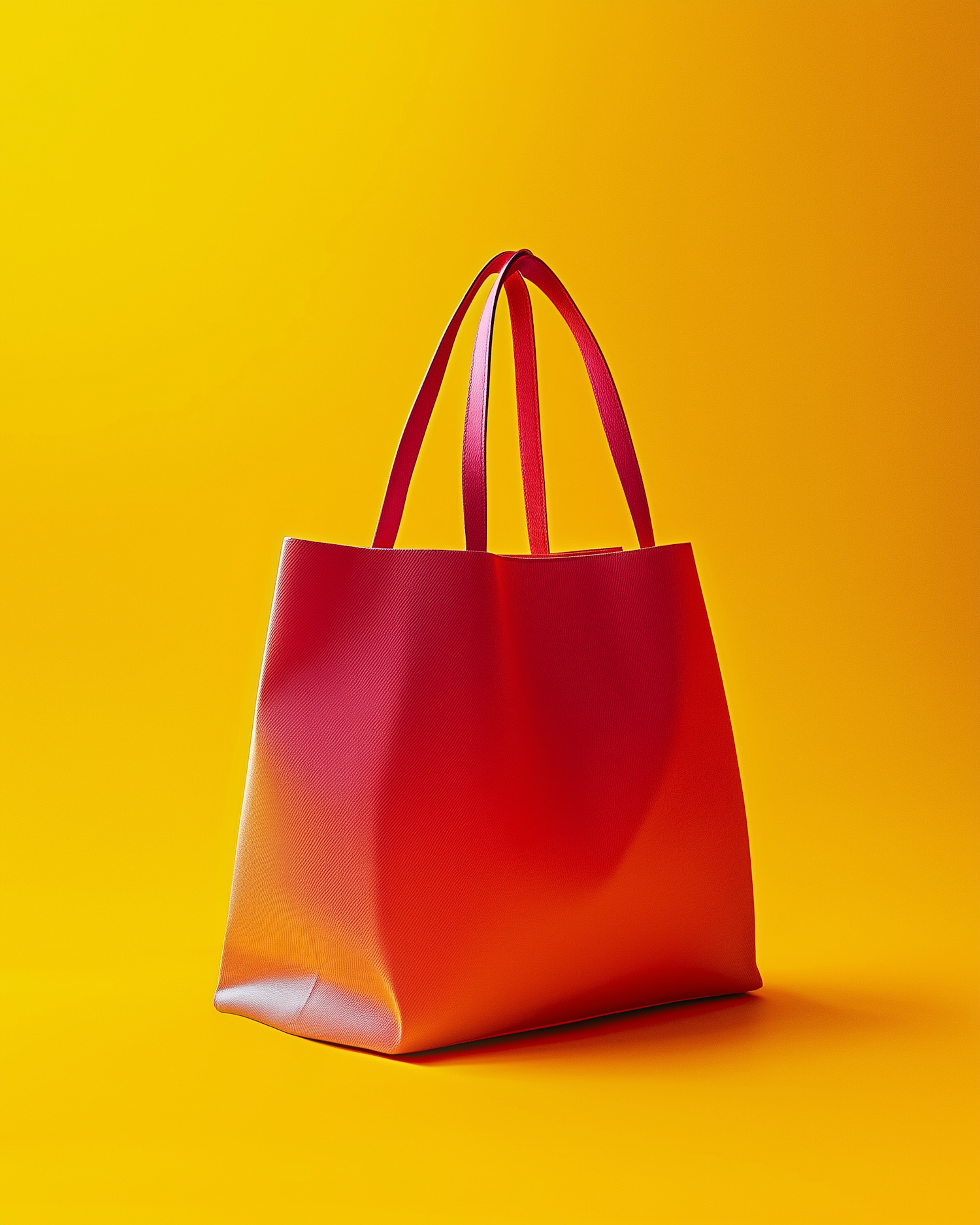 Vibrant Red Tote Bag