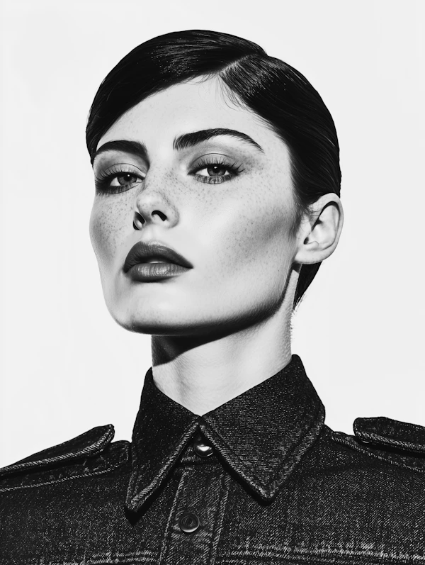 Black-and-White Portrait