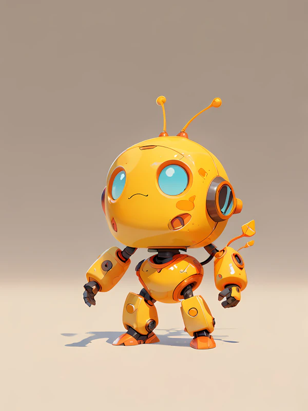 Adorable Yellow Robot