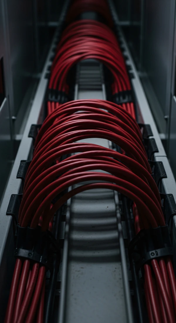 Organized Red Cables