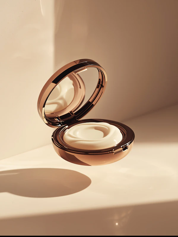Elegant Gold Compact