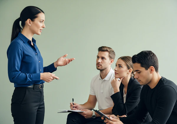 Team Discussion Scene