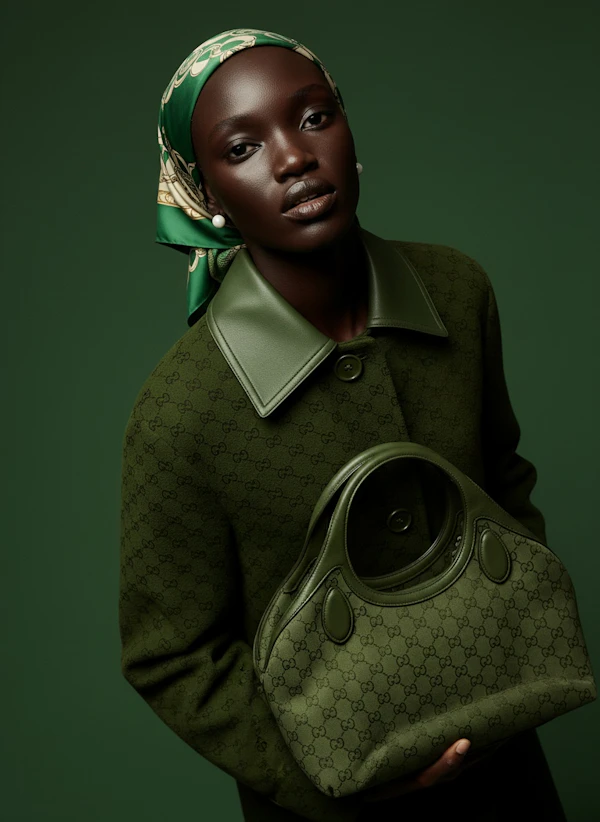 Elegant Green Attire
