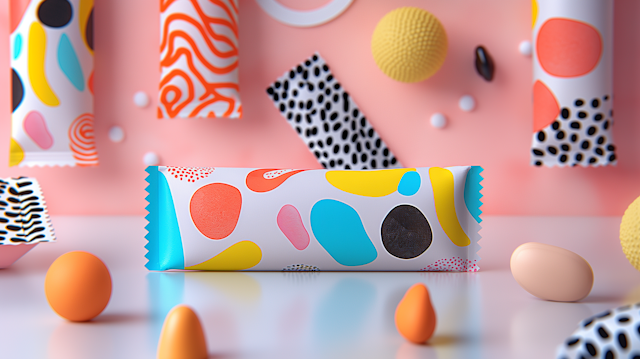 Playful Snack Packaging Display