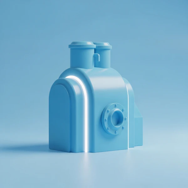 Glossy Blue Component