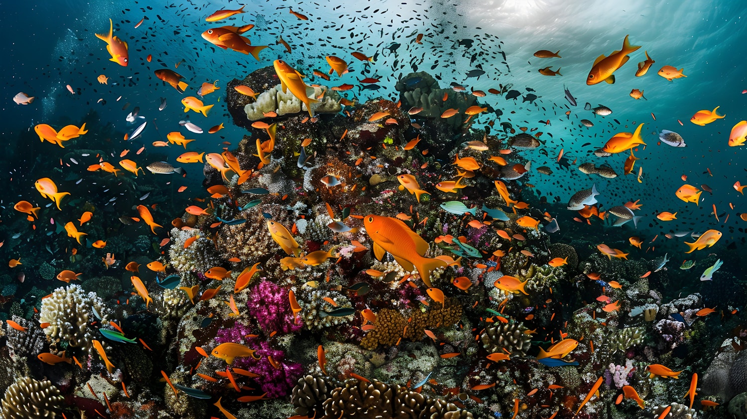 Vibrant Underwater Scene