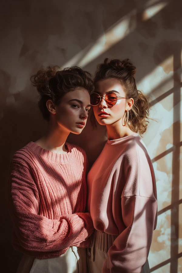 Ethereal Companionship in Pastel