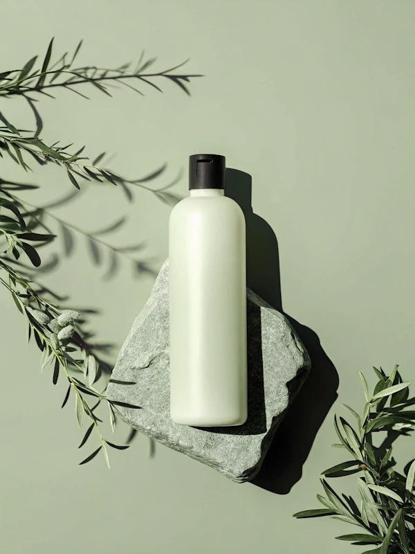 Minimalist Green Bottle