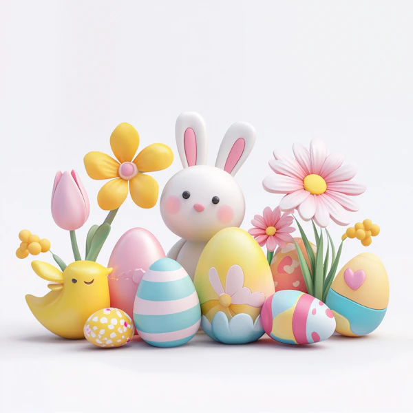Easter Bunny & Chick