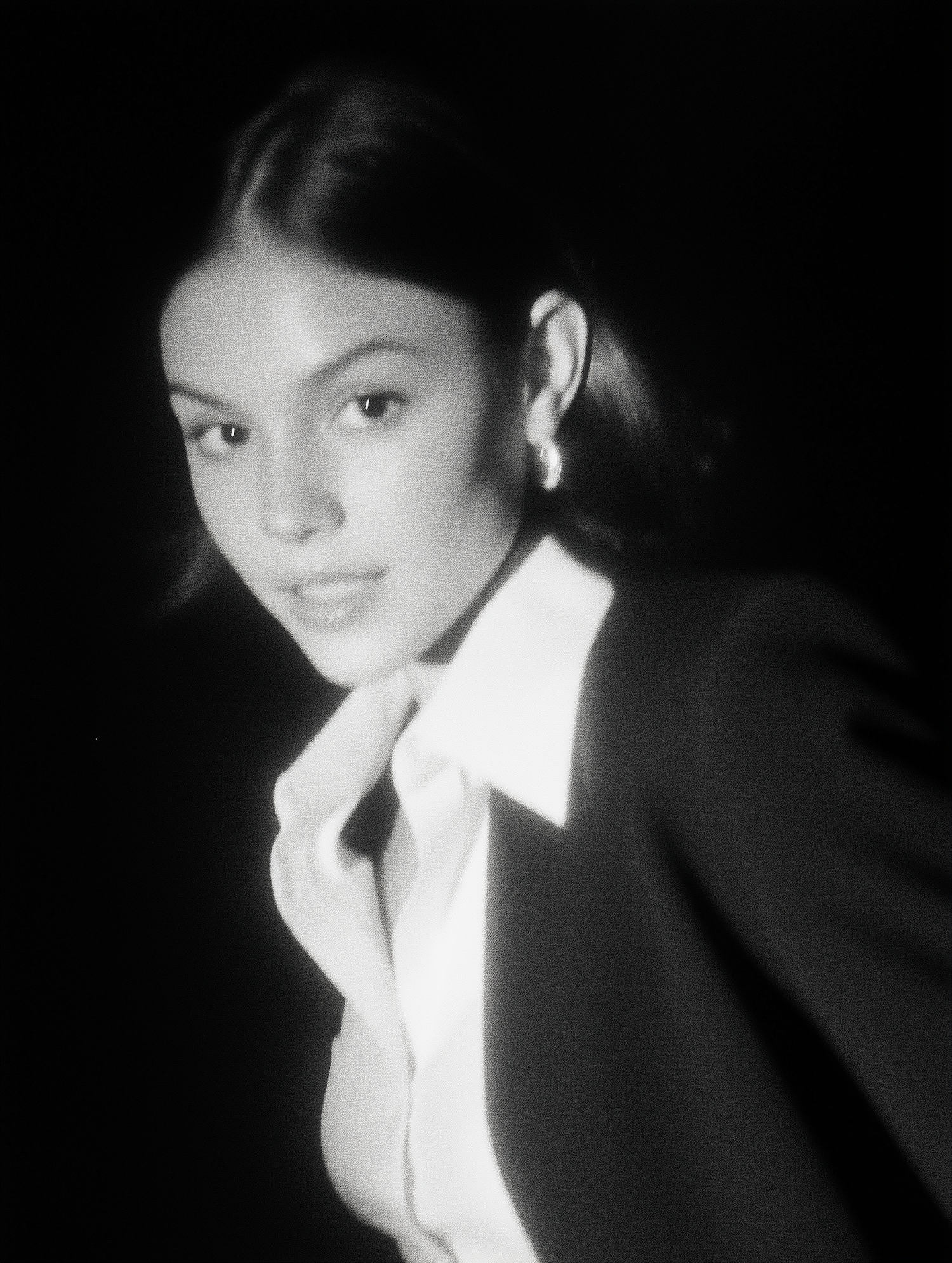 Black-and-White Portrait