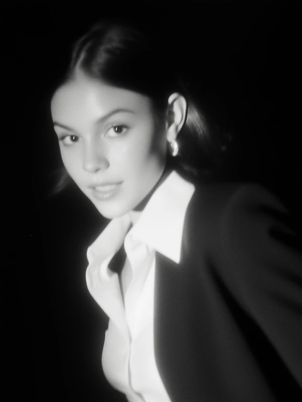 Black-and-White Portrait