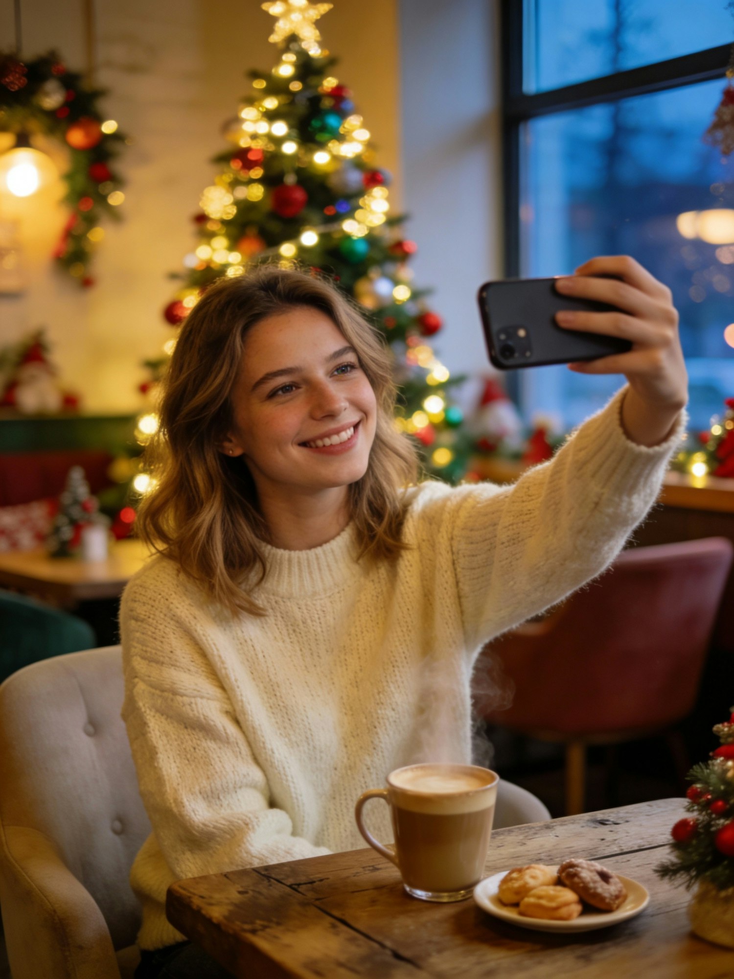 Holiday Cafe Selfie