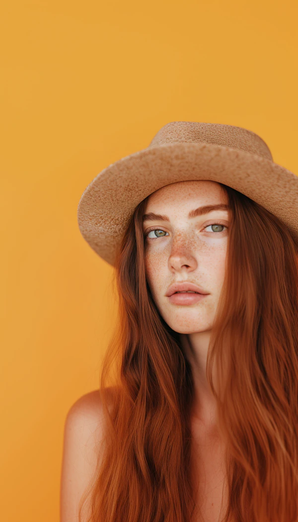 Portrait of a Young Woman with Red Hair