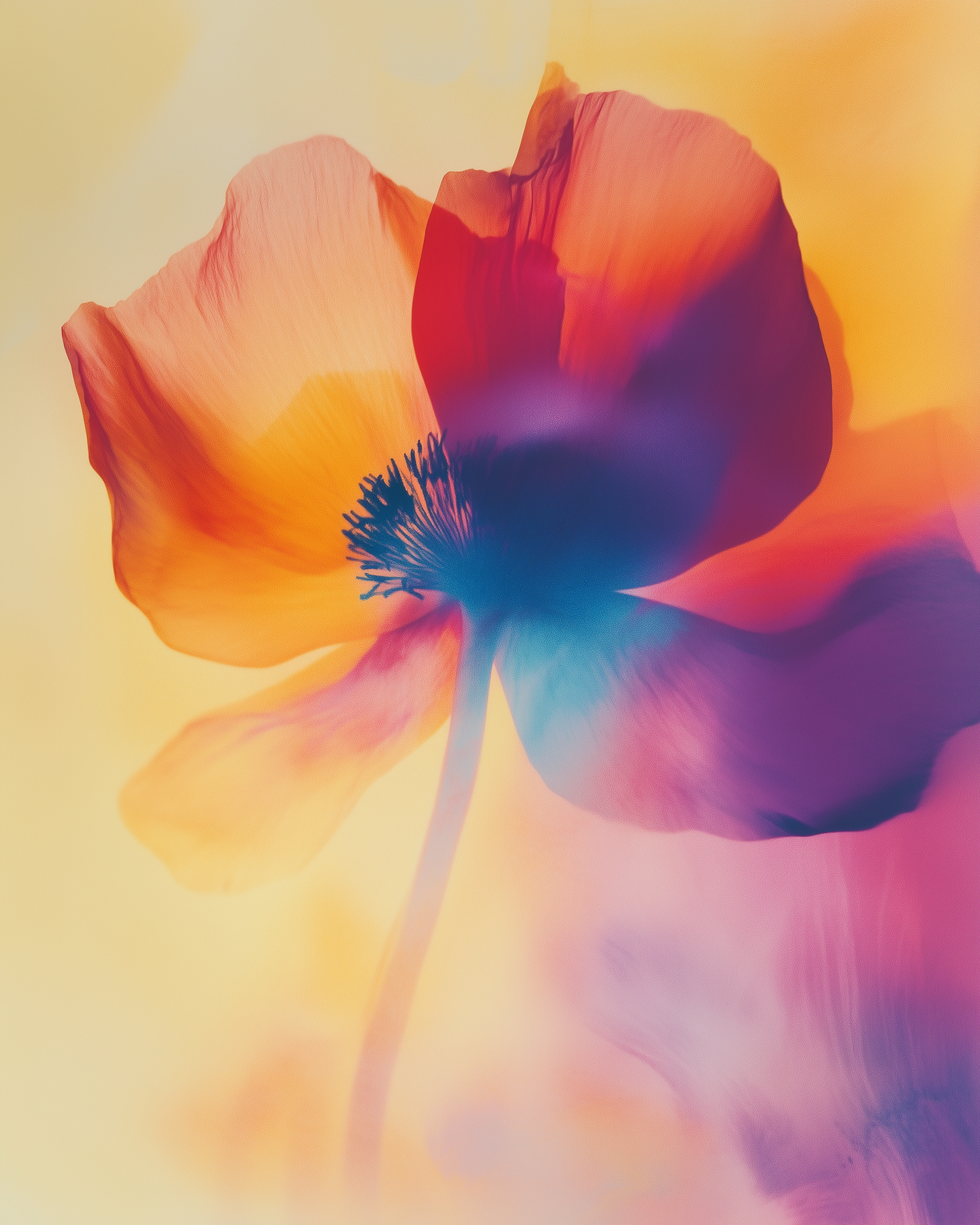 Vibrant Poppy Close-Up